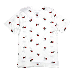 Rose 100% Cotton White T-Shirt