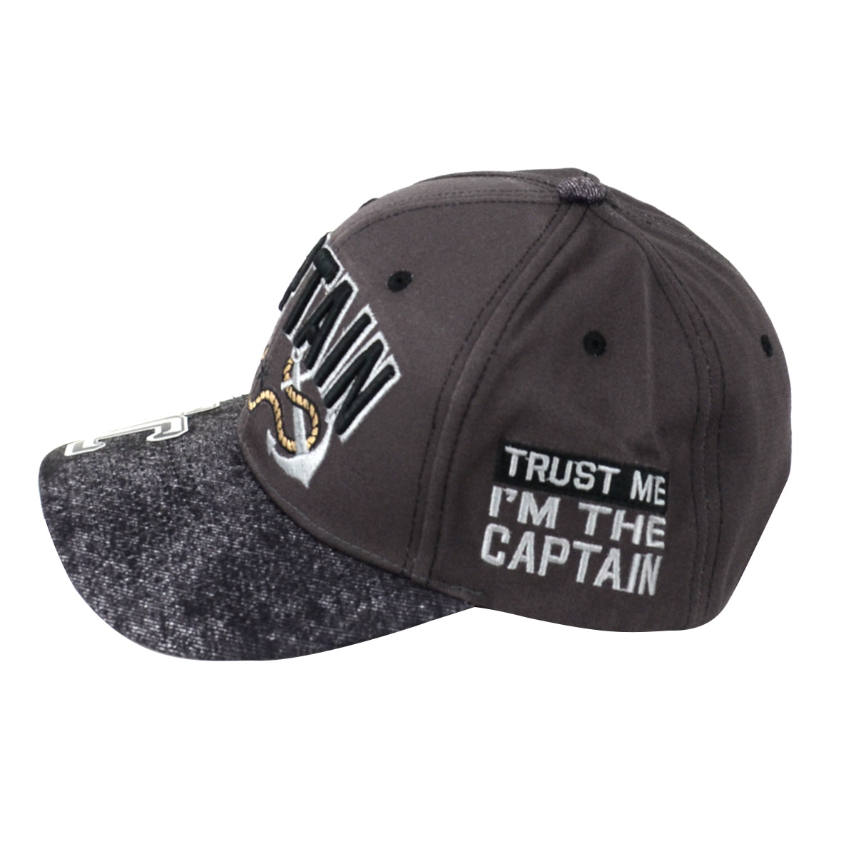 Snapback "Captain" Hat Embroidered