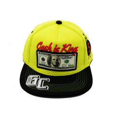 Snapback "Cash Is King" Hat Embroidered