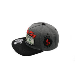 Snapback "Cash Is King" Hat Embroidered
